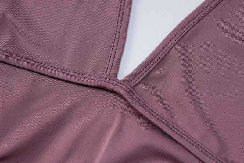 Sexy Pleated Backless Slim Fitting Jumpsuit Women