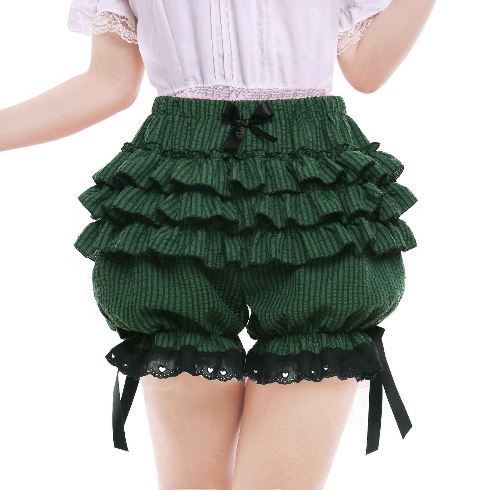 Lolita Bottoms Cute Lace up Puffy for Women