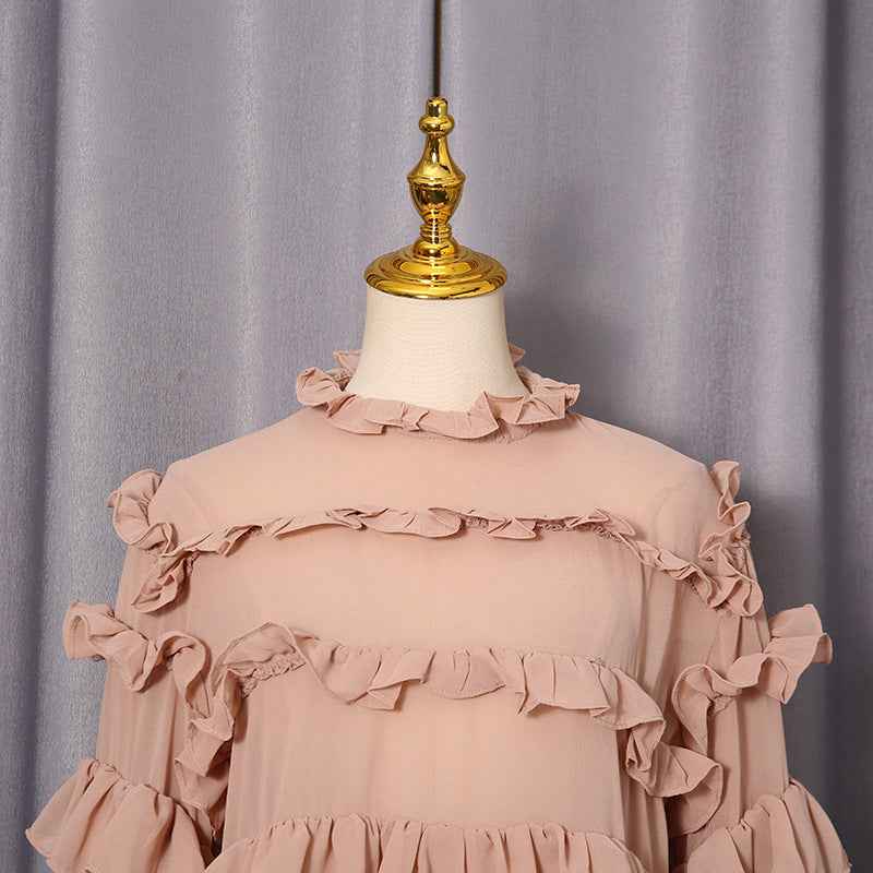 Comfortable Ruffled Blouse