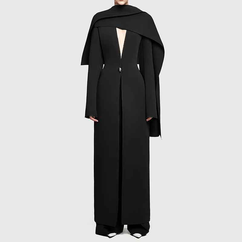 Elegant Trench Women's Elegant One Button Jacket