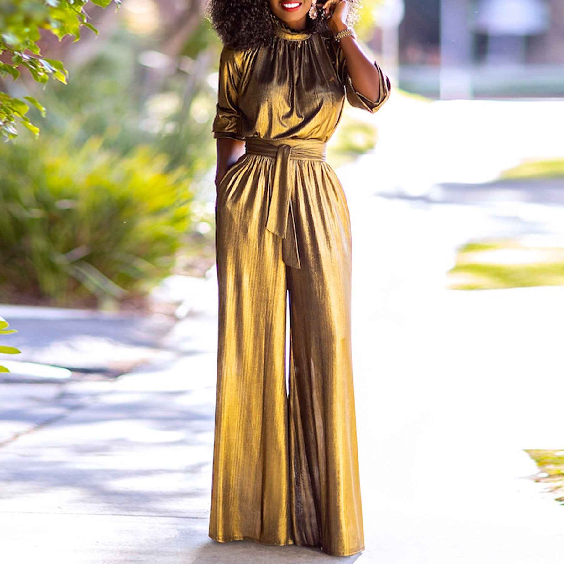 Women's Jumpsuit with Pocket