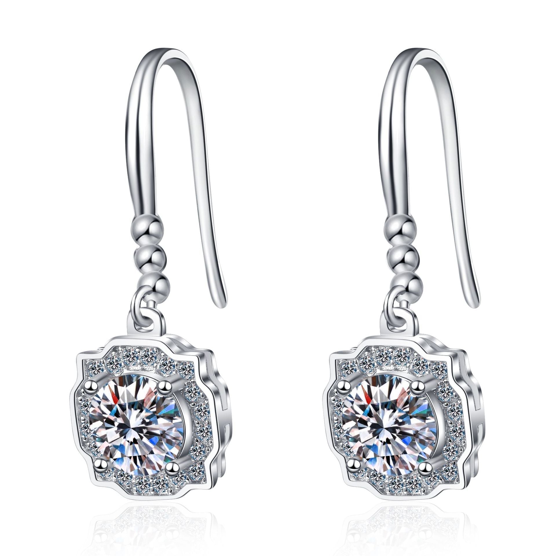 Sunflower Full Diamond Stud Earrings