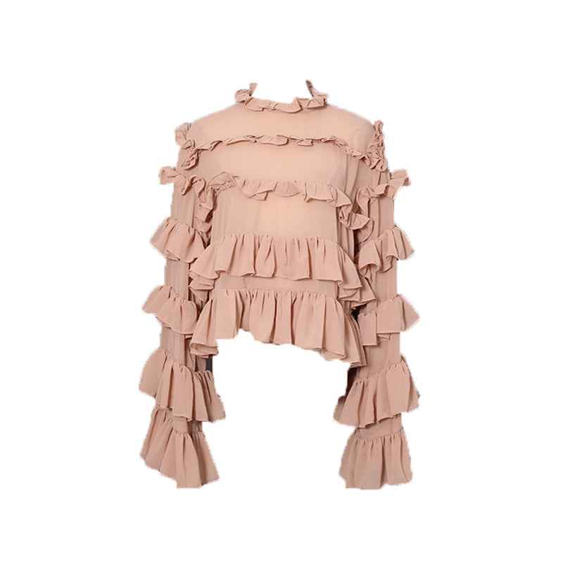 Comfortable Ruffled Blouse