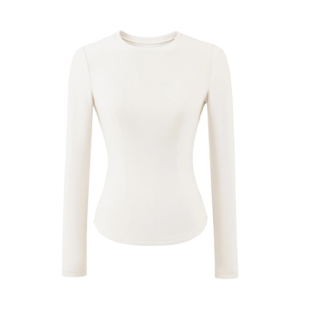 Hourglass Waist Long Sleeve T-Shirt