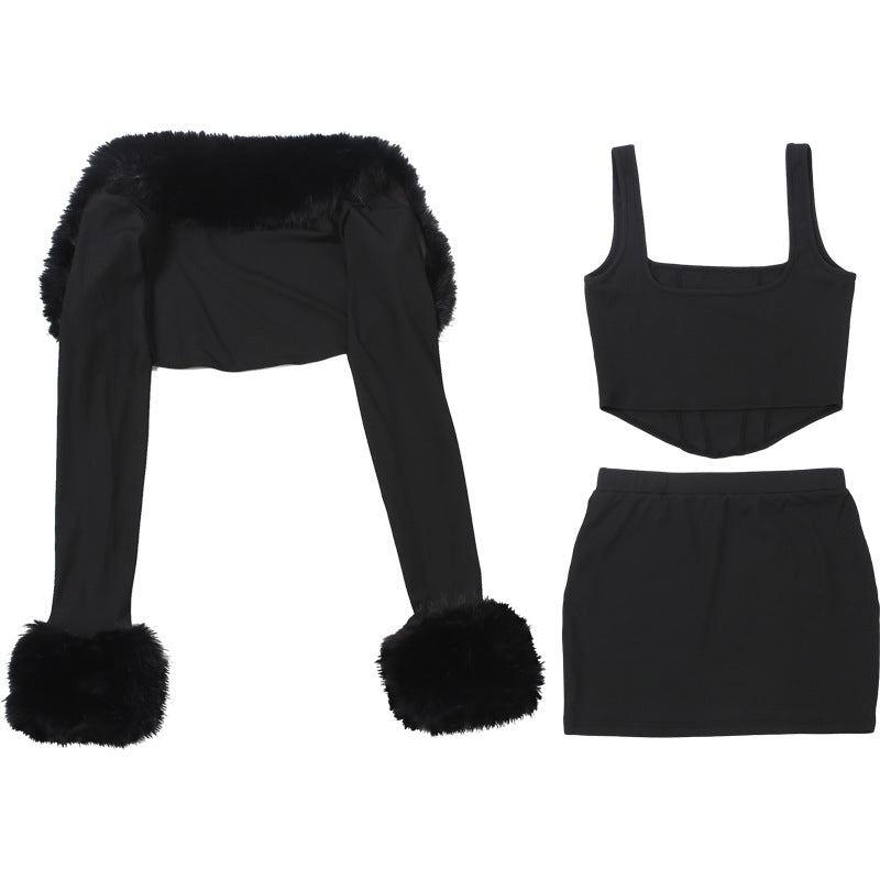 Sheath Skirt Set Three Piece
