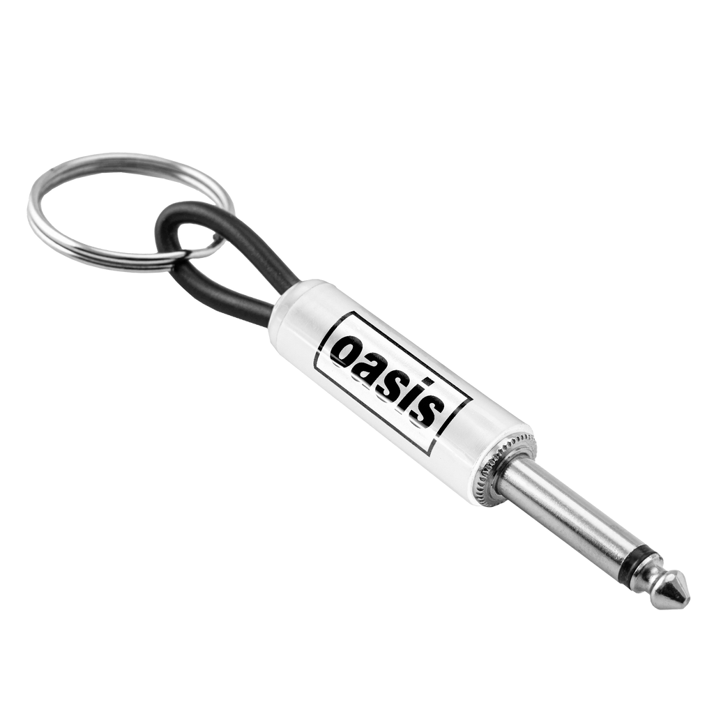 Oasis Logo Guitar Plug Keychain