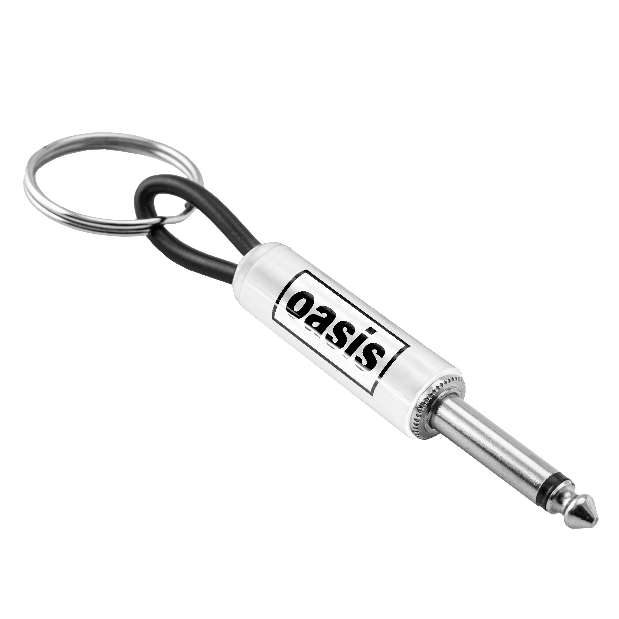 Oasis Logo Guitar Plug Keychain