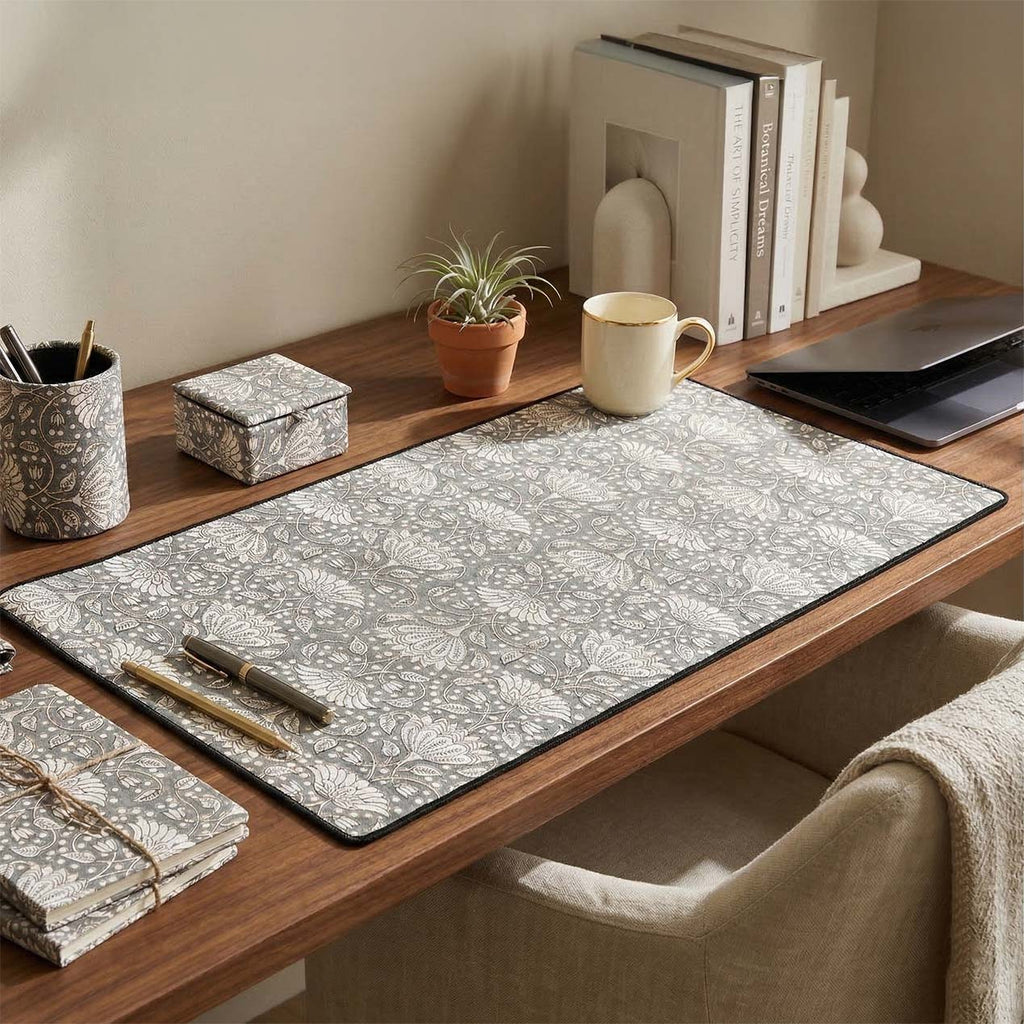 Onyx Bloom: Office-in-a-Box Decor Set