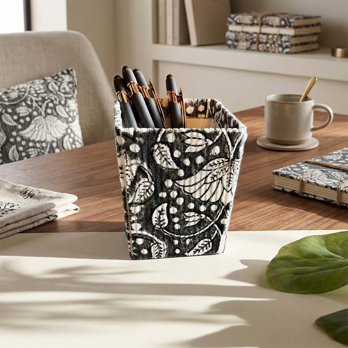 Onyx Bloom: Office-in-a-Box Decor Set