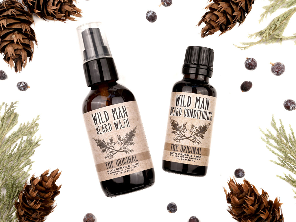 Wild Man Two-Piece Beard Grooming Gift Set