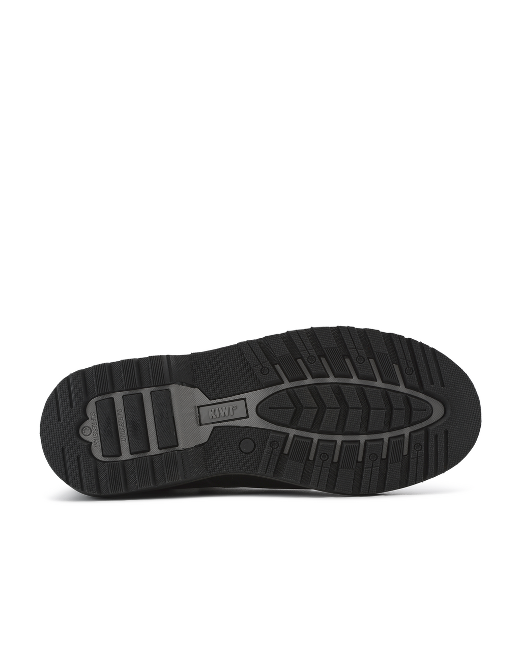 Kiwi Premium Black Action Leather 6" Steel Toe Waterproof Cap-Toe Work Boots [P69004]