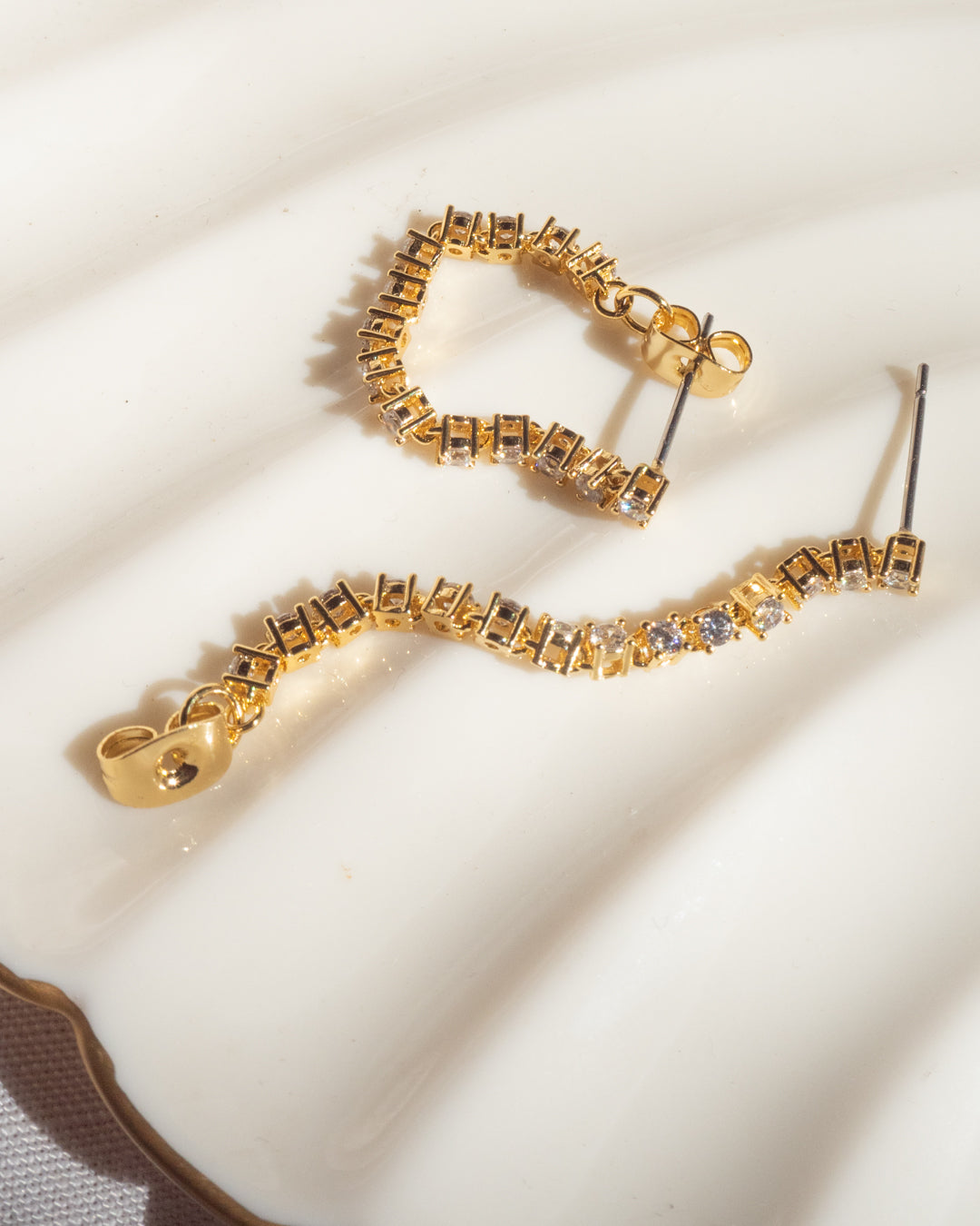 Ballier Chain Studs- Gold (Ships Late July)