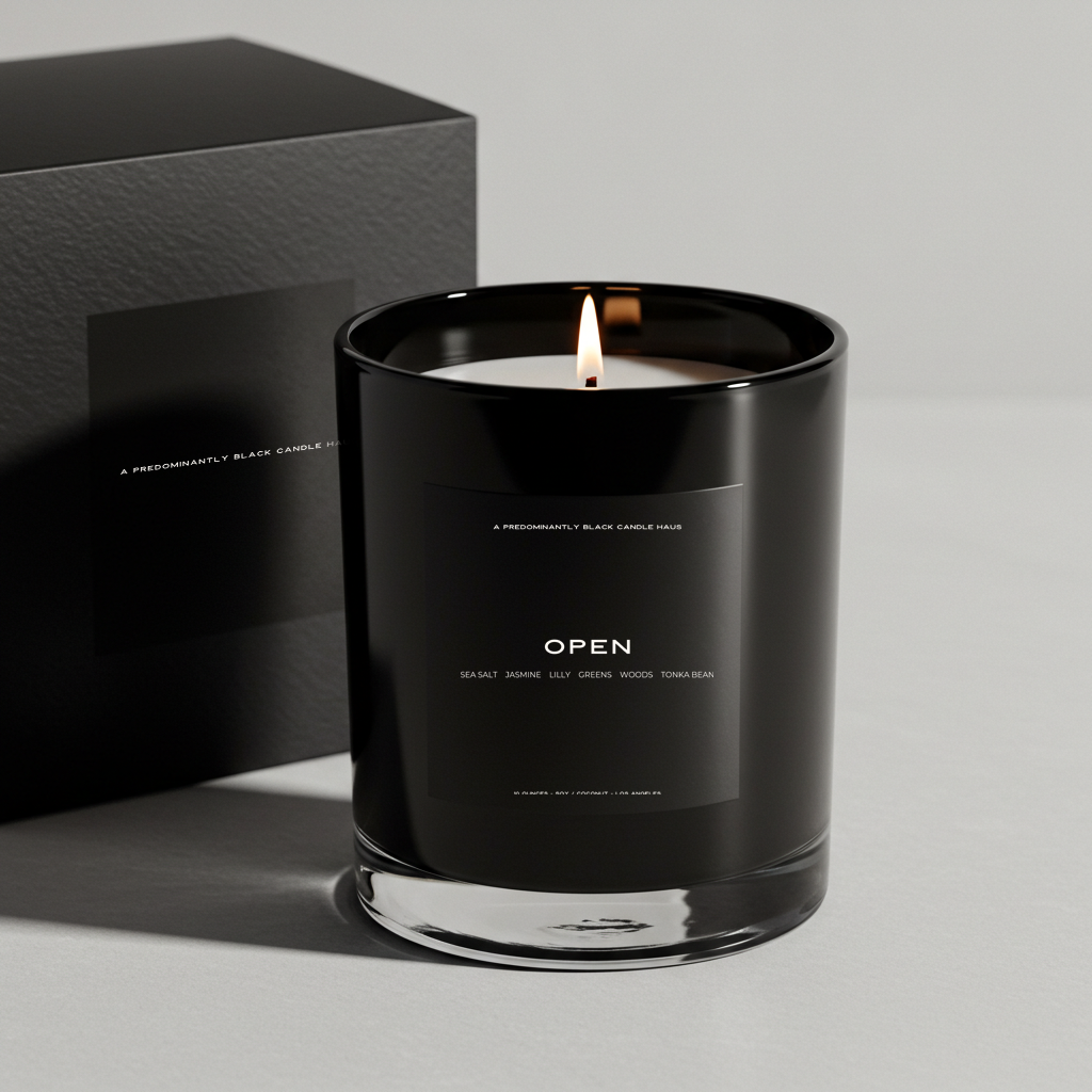 AN OPEN CANDLE