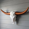 ADG42 Low-Poly Steer Skull and Horns Wall Decor