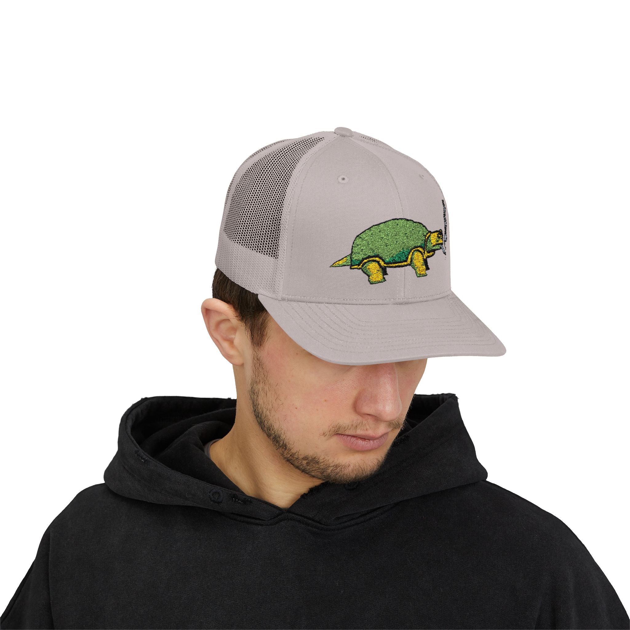 Smoking Turtle Snapback Cap