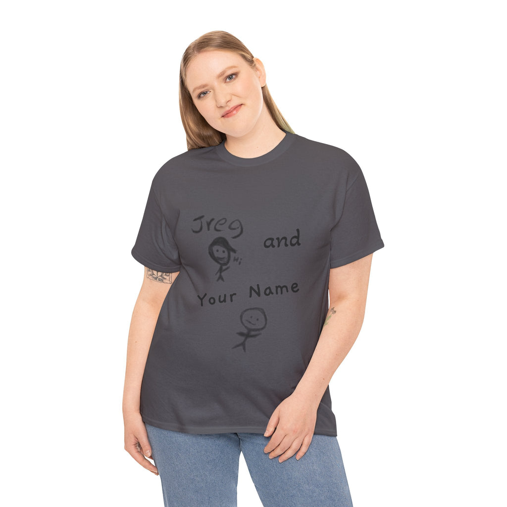 Jreg and Your Name T-Shirt | Personalisable Tshirt
