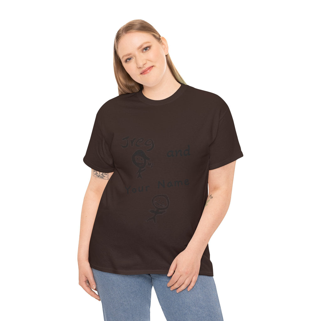 Jreg and Your Name T-Shirt | Personalisable Tshirt