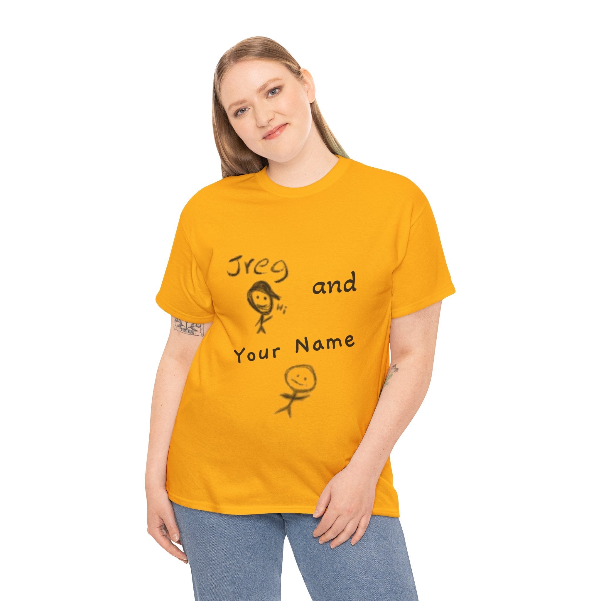 Jreg and Your Name T-Shirt | Personalisable Tshirt