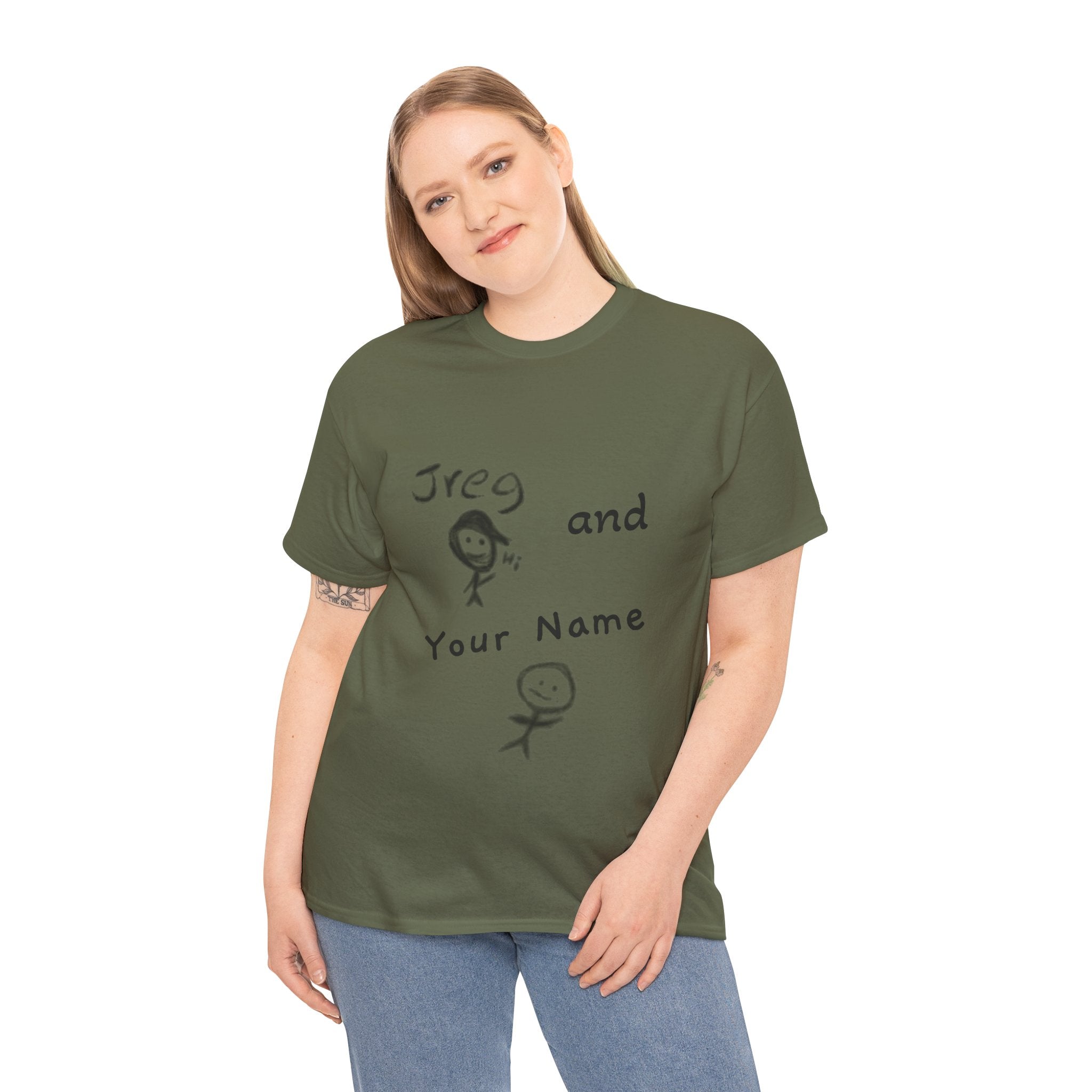 Jreg and Your Name T-Shirt | Personalisable Tshirt