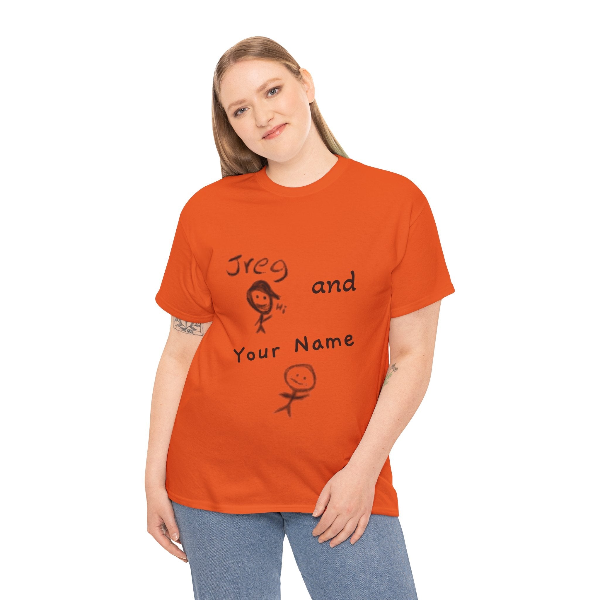 Jreg and Your Name T-Shirt | Personalisable Tshirt