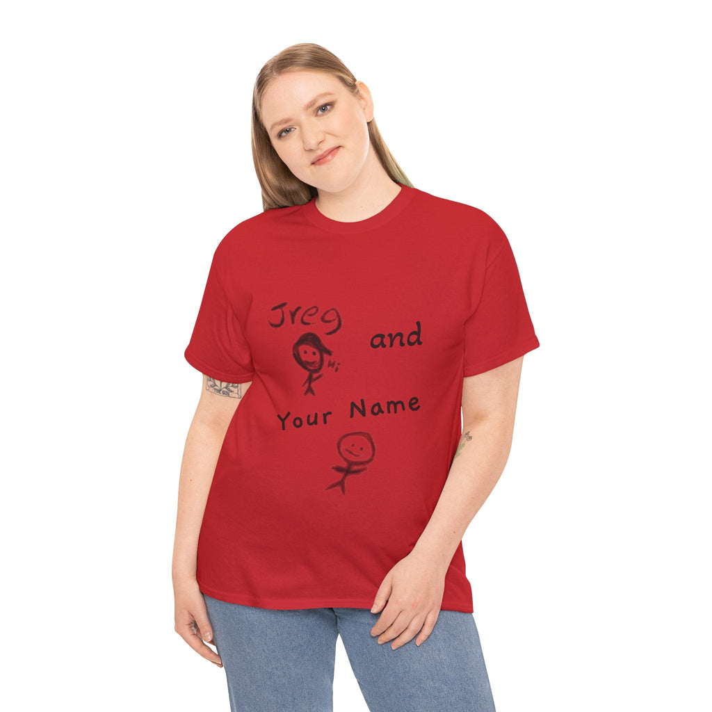 Jreg and Your Name T-Shirt | Personalisable Tshirt