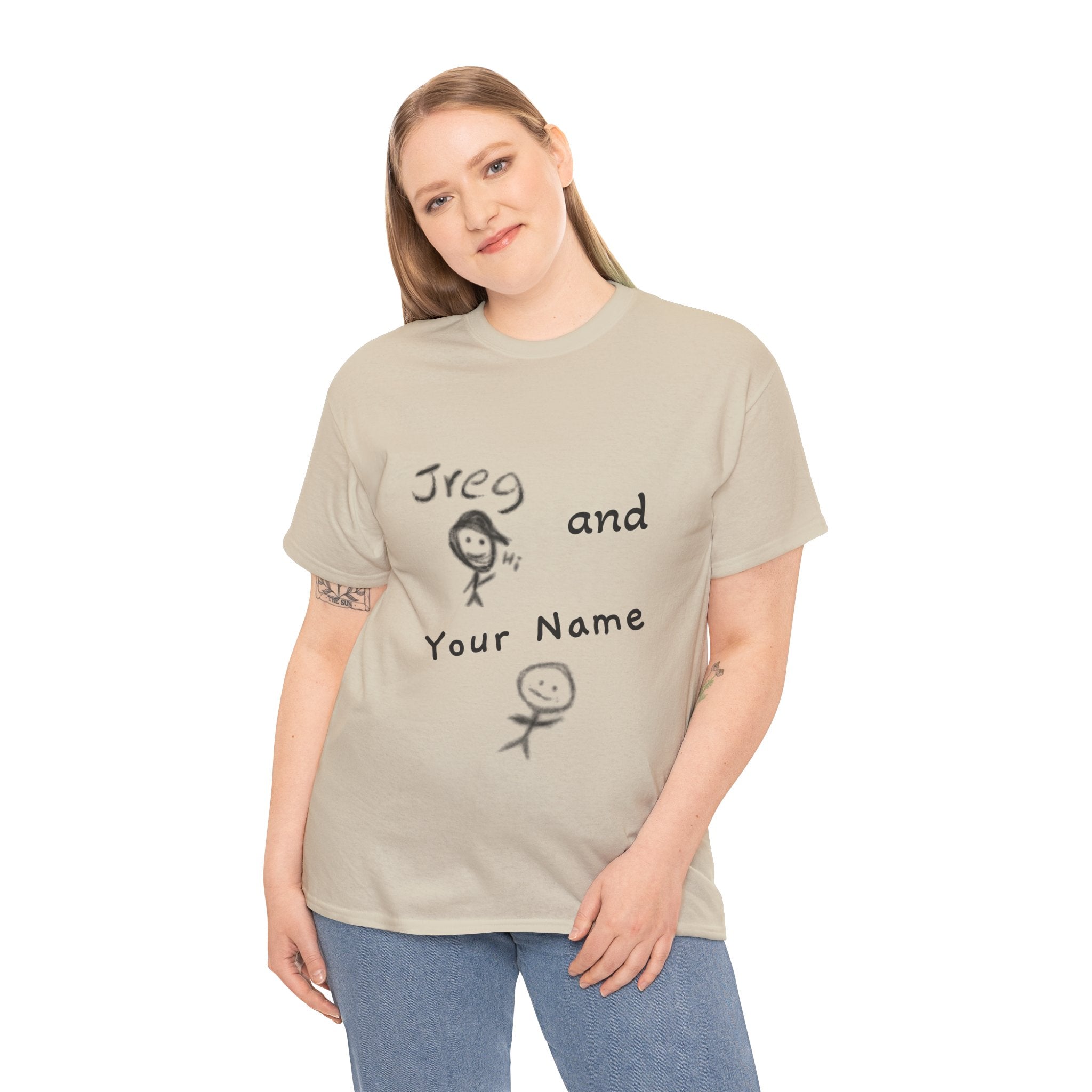 Jreg and Your Name T-Shirt | Personalisable Tshirt