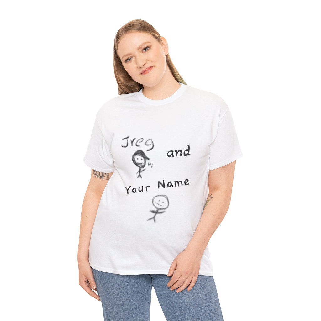 Jreg and Your Name T-Shirt | Personalisable Tshirt