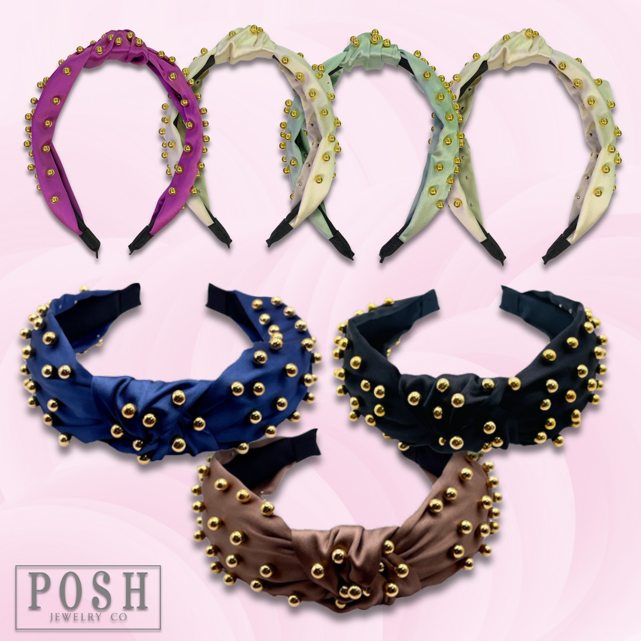 Satin headband - LC