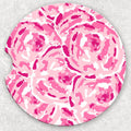 Car Coaster Set - Pink Roses