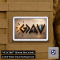 God Is Greater Than the Highs and Lows VELCRO® Morale Patch, 2x3" | Made in USA