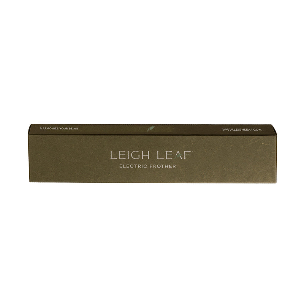 Leigh Leaf Electric Matcha Whisk - High-Quality Stainless Steel Frother for Matcha, Coffee & More