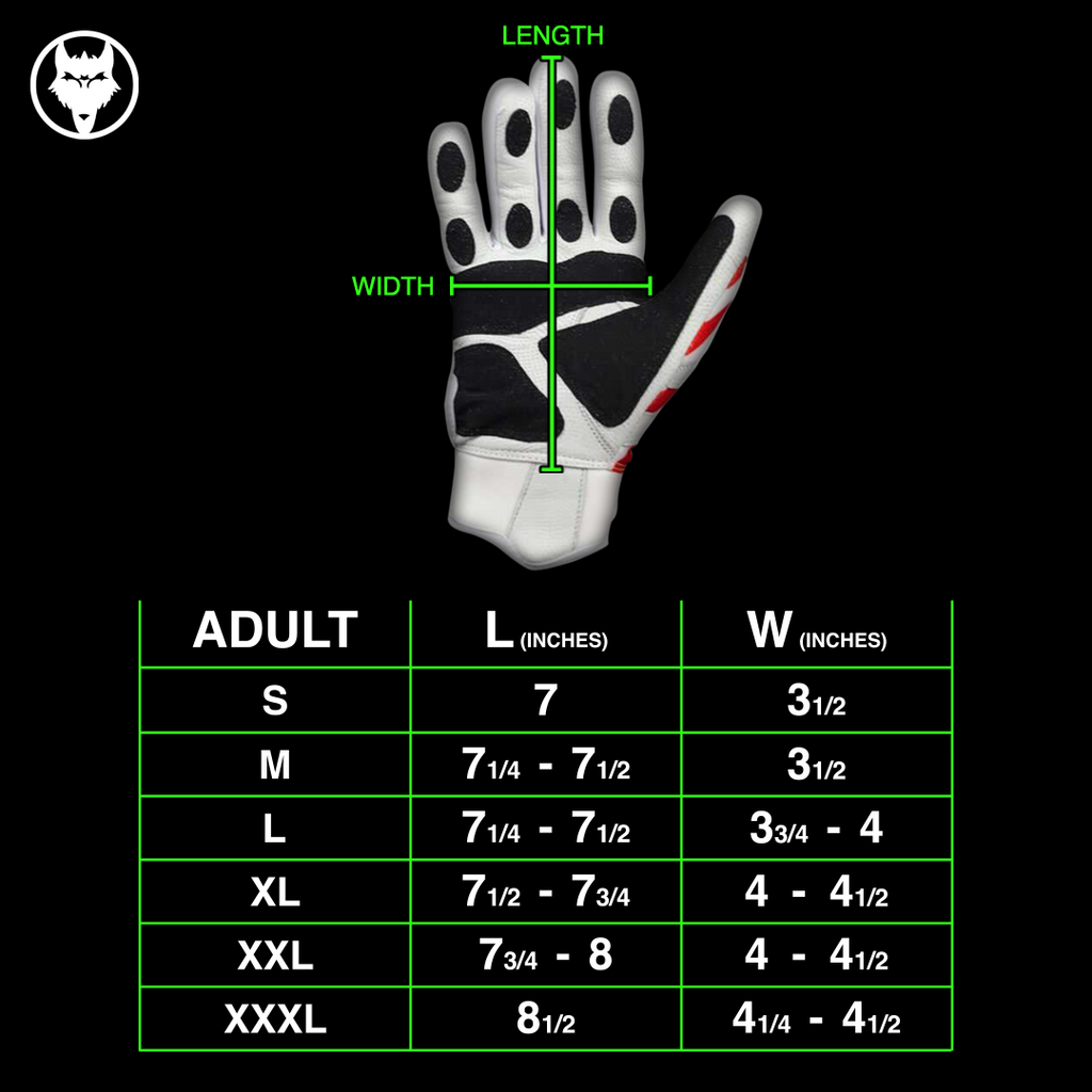 Prowler White Batting Gloves