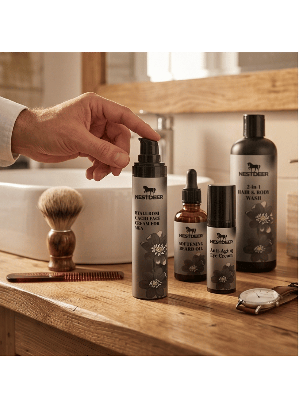 Hyaluronic Acid Face Cream for Men NESTDEER™