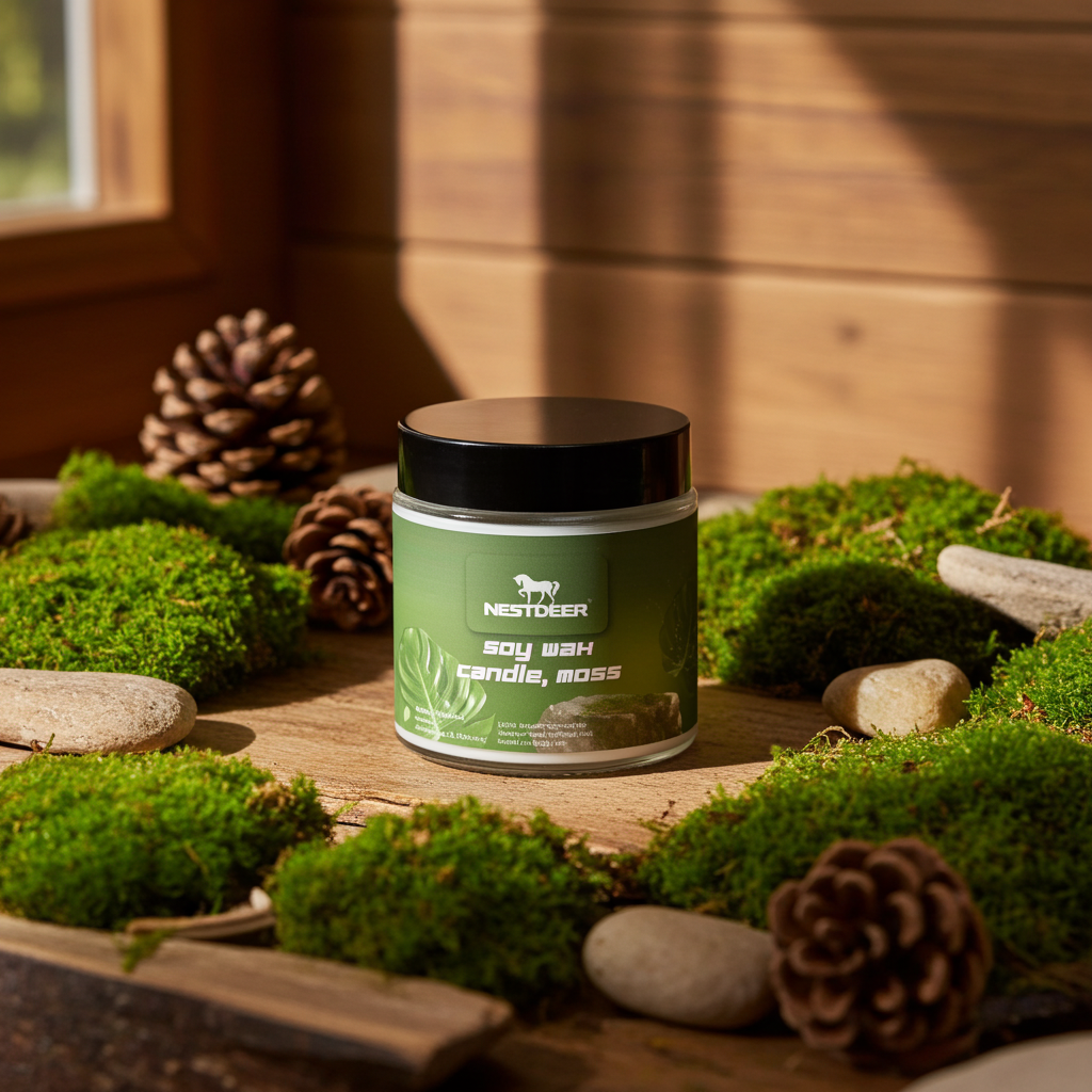 Soy Wax Candle, Moss