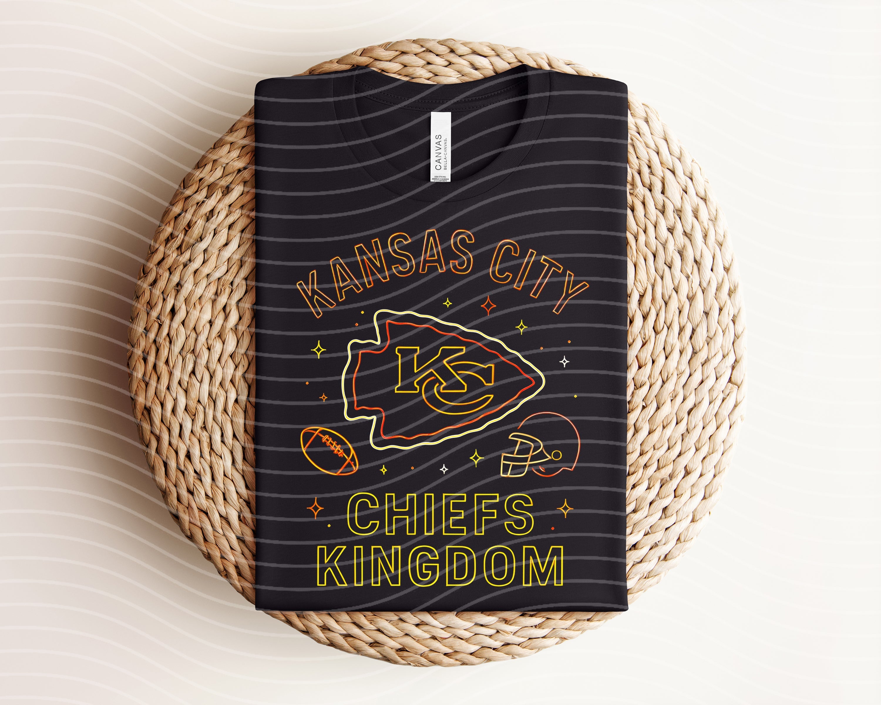Chiefs Kingdom Neon Graphic Tee
