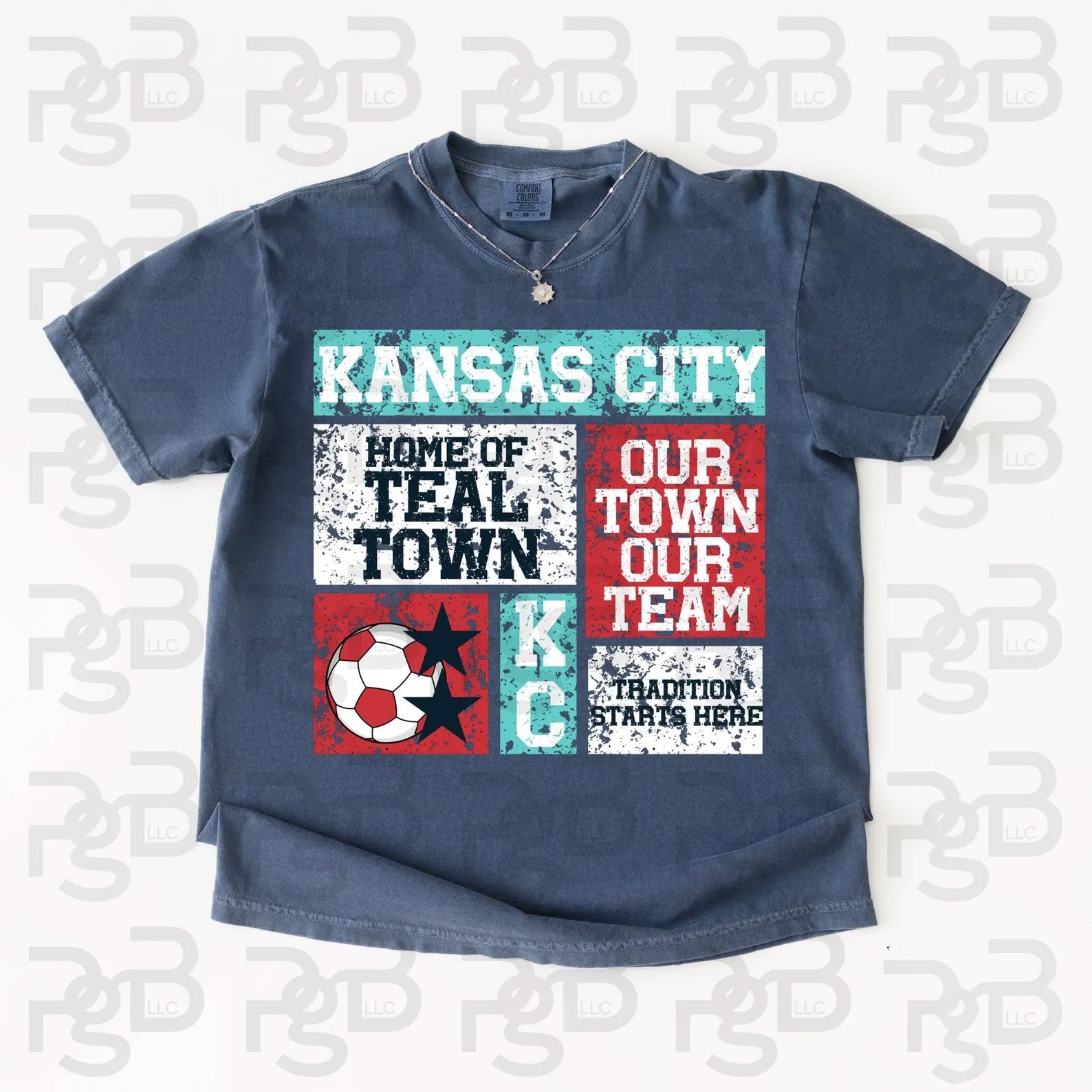 KC Teal Town Graphic Tee