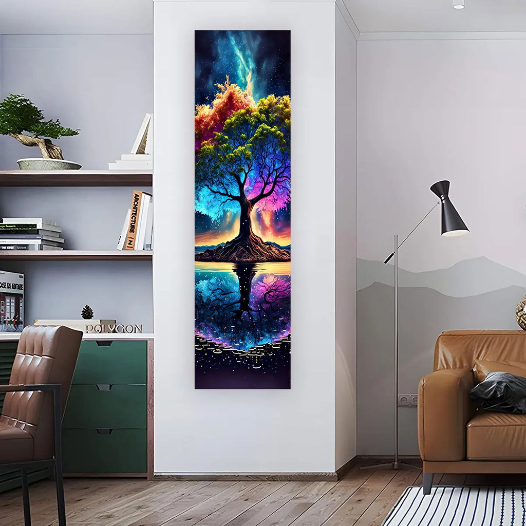 Witchy Sun & Moon Banner Tapestry
