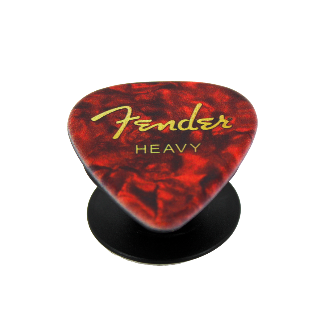 Fender guitar pick phone grip (Red)