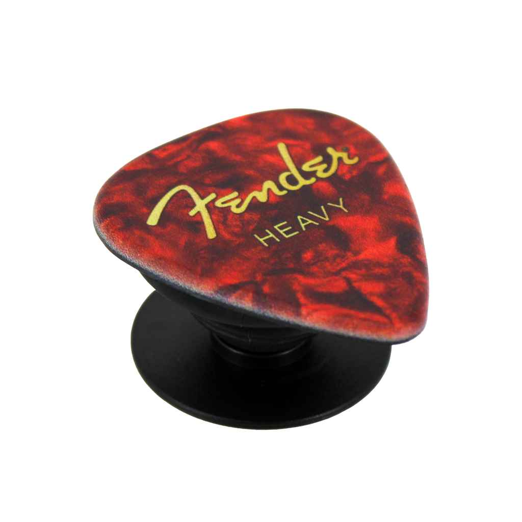 Fender guitar pick phone grip (Red)