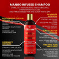 Infused Mango Shampoo 12 FL OZ Premium Quality