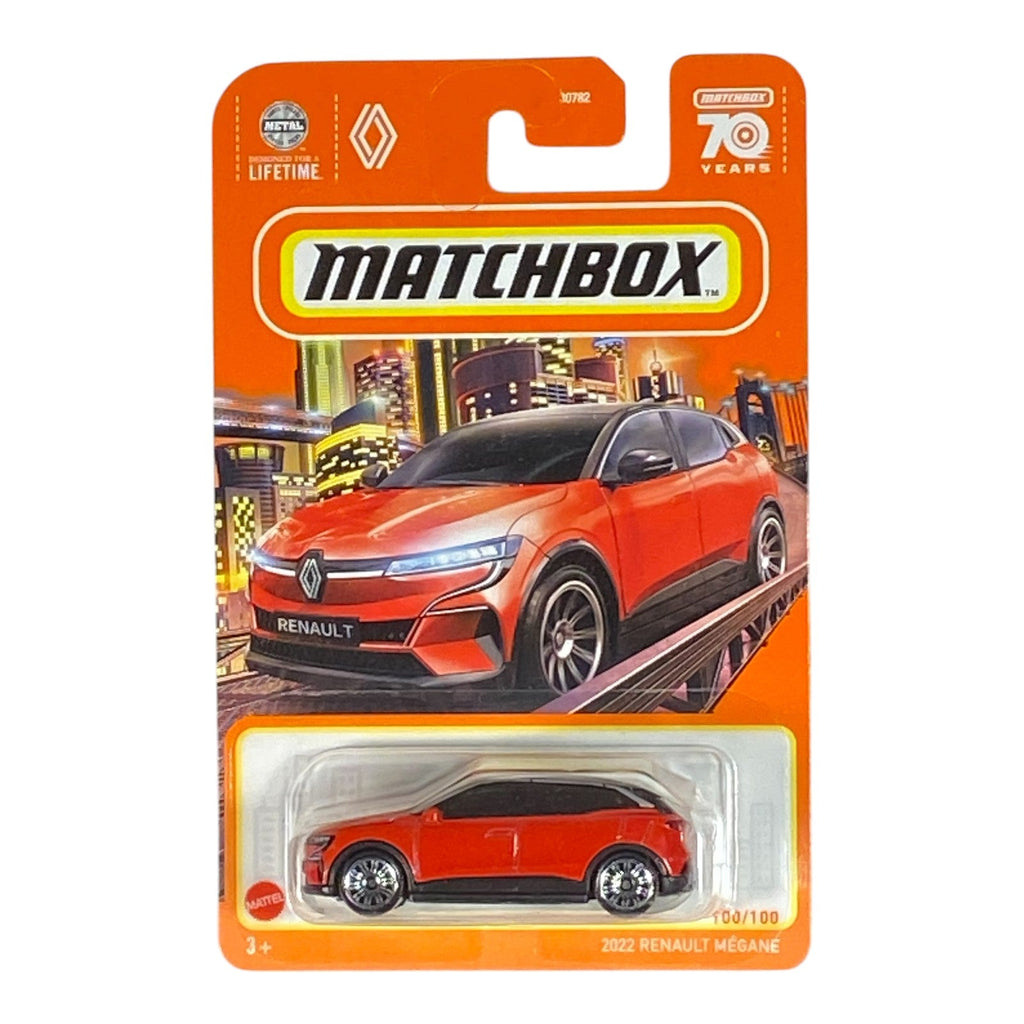 Red Matchbox 2022 Renault Megane | Matchbox 70 Years Series 100/100