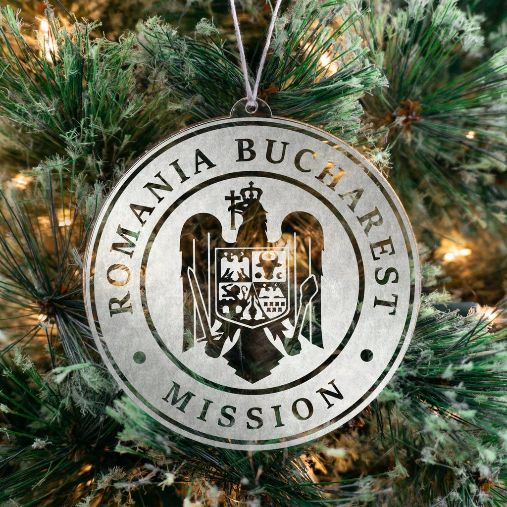 Romania Bucharest Mission Christmas Ornament