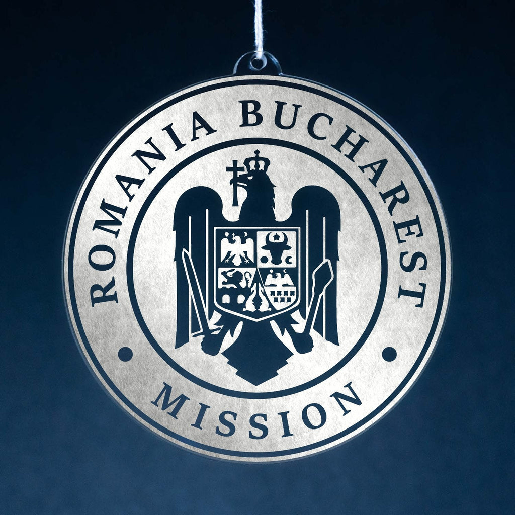 Romania Bucharest Mission Christmas Ornament