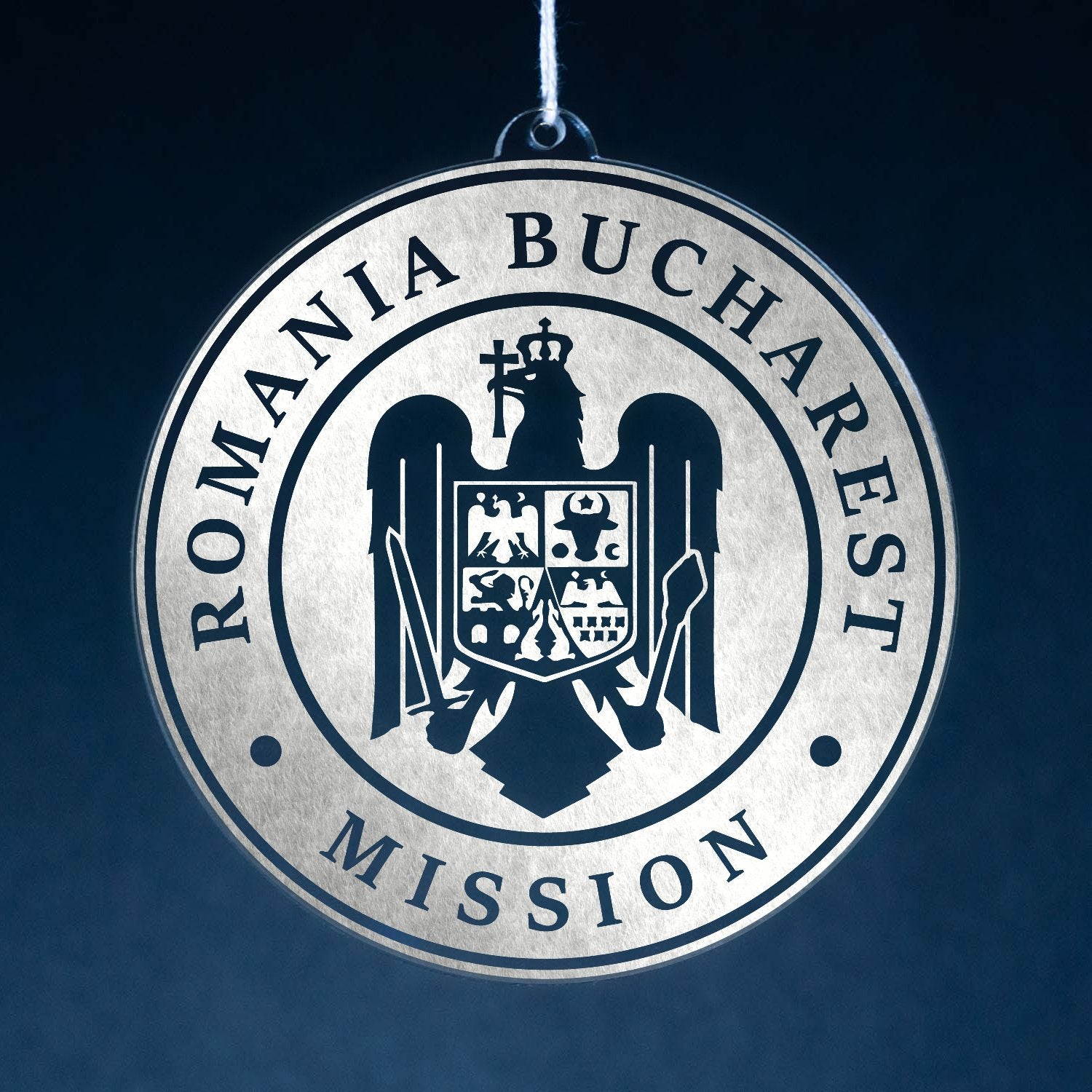Romania Bucharest Mission Christmas Ornament