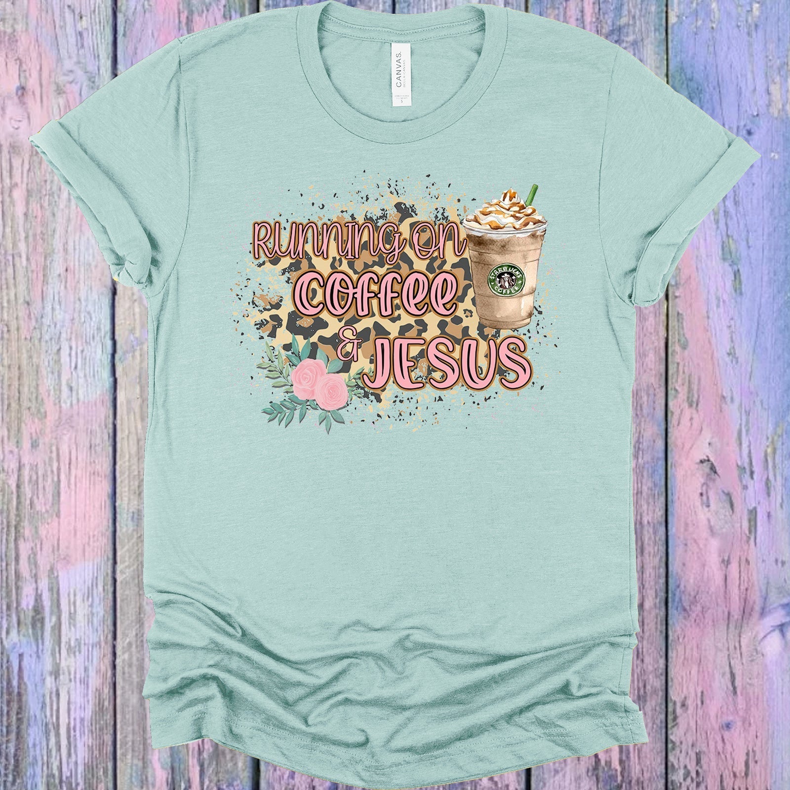 Running on Coffee and Jesus Graphic Tee