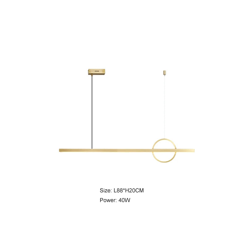 DecorBites™ Geometric Copper Chandelier: Minimalist Bar & Restaurant Atmosphere