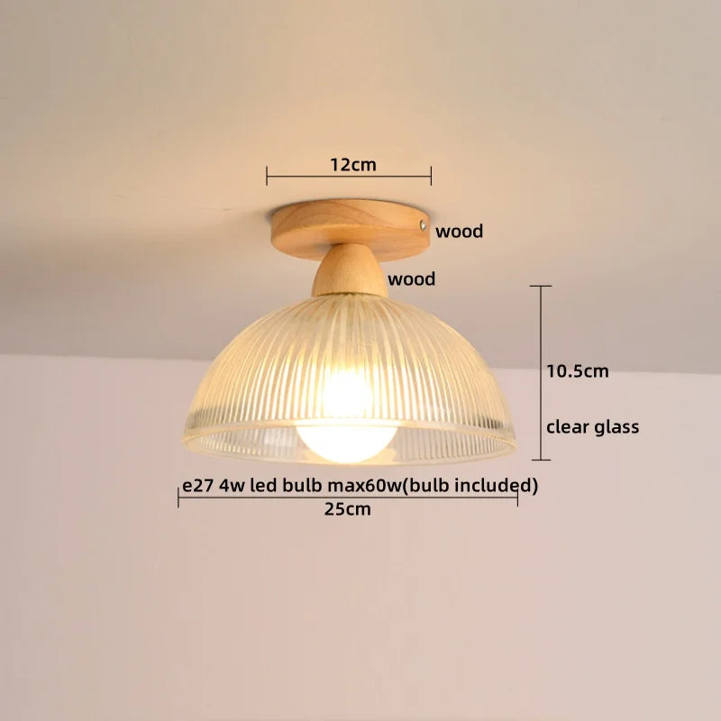 DecorBites™ LED Ceiling Light Modern Style Indoor Lighting Aluminum Glass Nordic Lamp