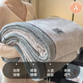 DecorBites™ Cozy Cotton Velvet Plush Blanket: Luxuriously Soft and Warm Light Blanket