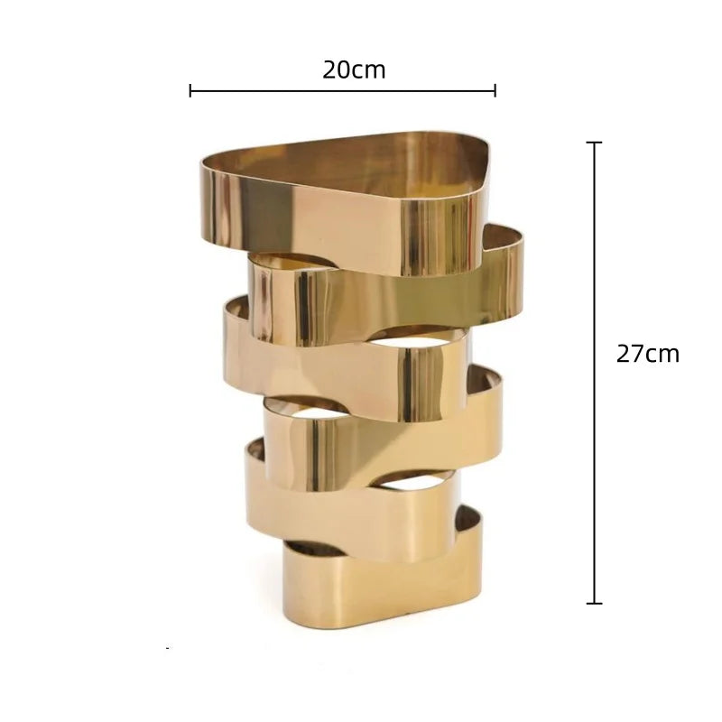 DecorBites™ Geometric Vase for Creative Flower Arrangements