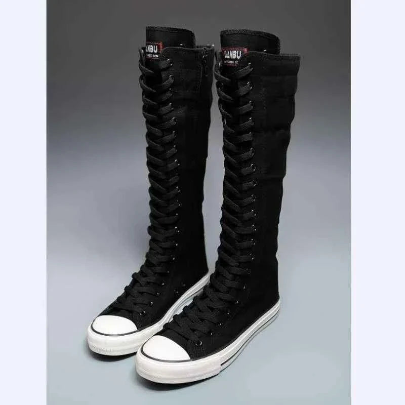 High Top Canvas Sneakers for Women